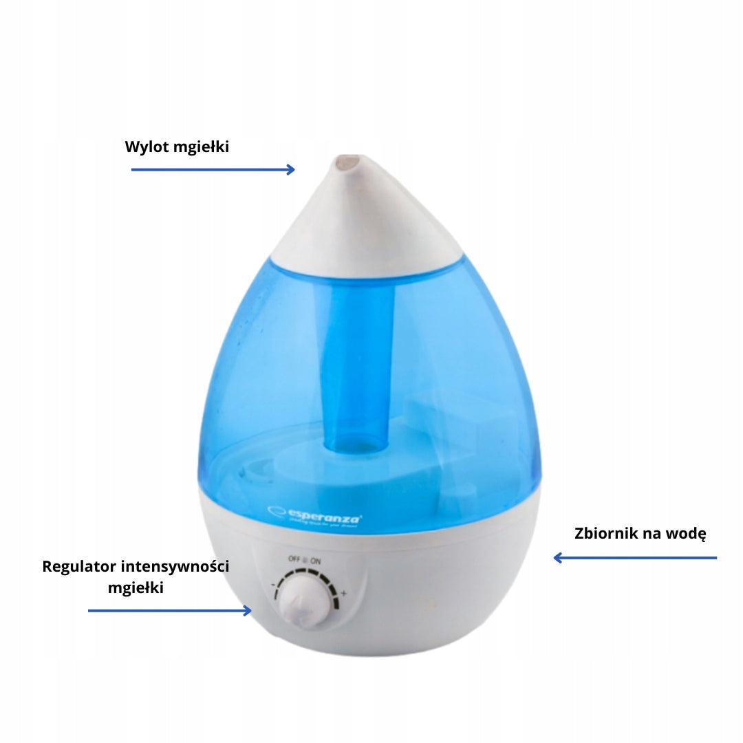 QUIET Air Humidifier + INHALATION 2L Brine For Bedroom Packaging status original