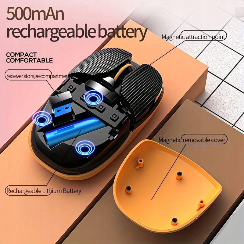 QUIET ELEGANCE WIRELESS MOUSE BROWN BEAR FOR BABY GIFT Model A10 MIŚ