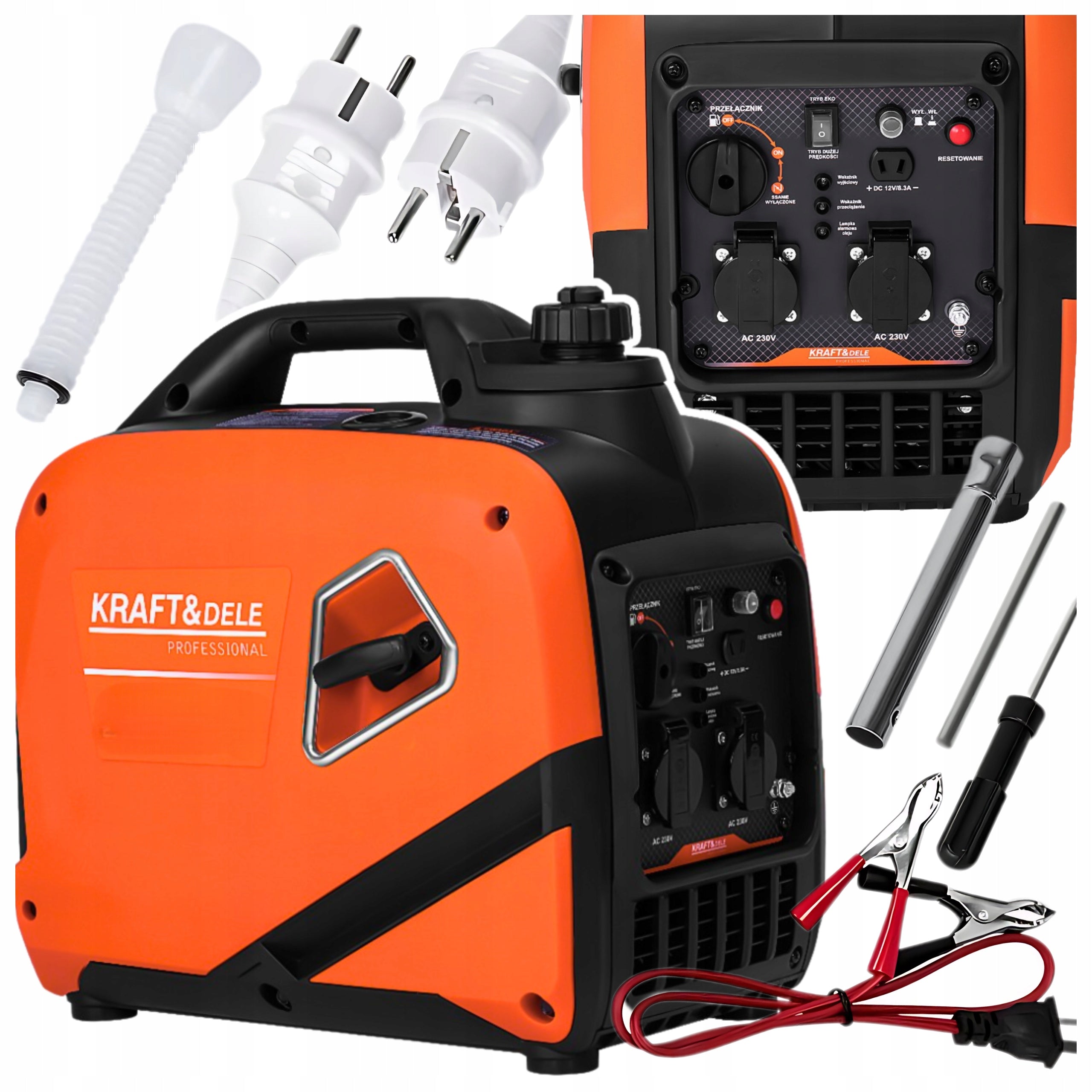 QUIET INVERTER UNIT EKO GENERATOR 2,6 kW COPPER CURRENT GENERATOR