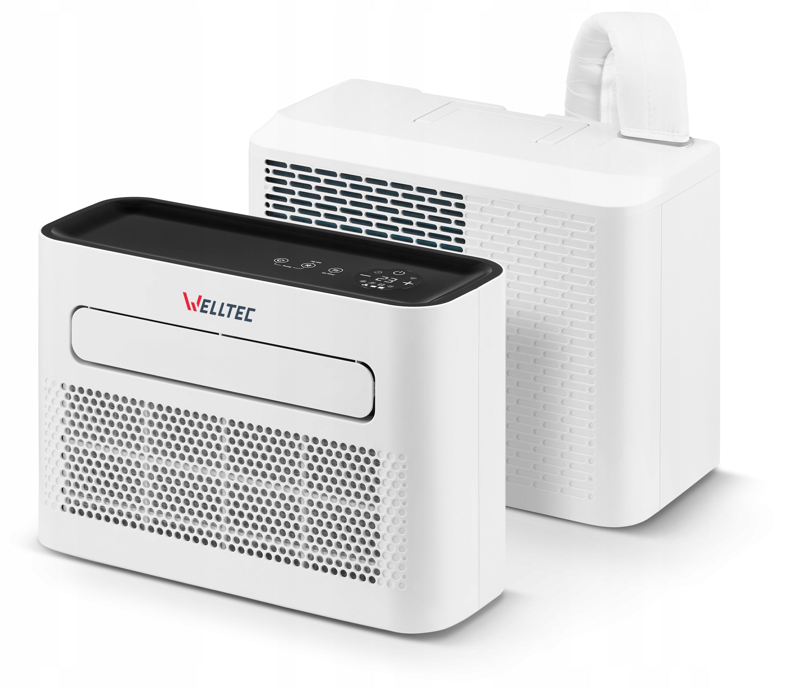 QUIET PORTABLE AIR CONDITIONER SPLIT WELLTEC ACS1 PRO FOR MOTORHOME - 4in1 WiFi Power 560 W