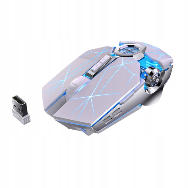 QUIET WIRELESS GAMING MOUSE BACKLIT Color black