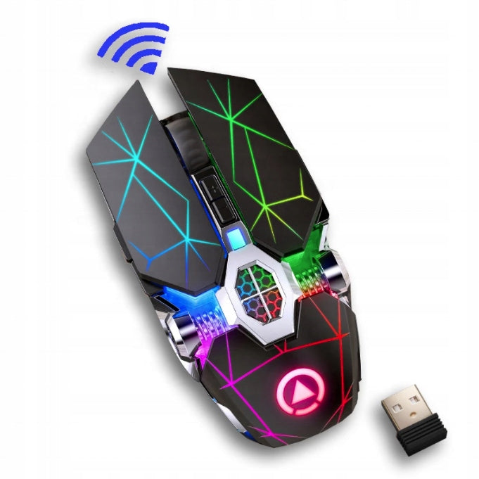 QUIET WIRELESS GAMING MOUSE BACKLIT Packaging status original