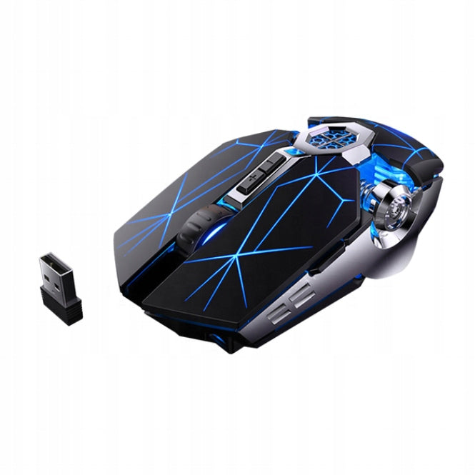 QUIET WIRELESS GAMING MOUSE BACKLIT
