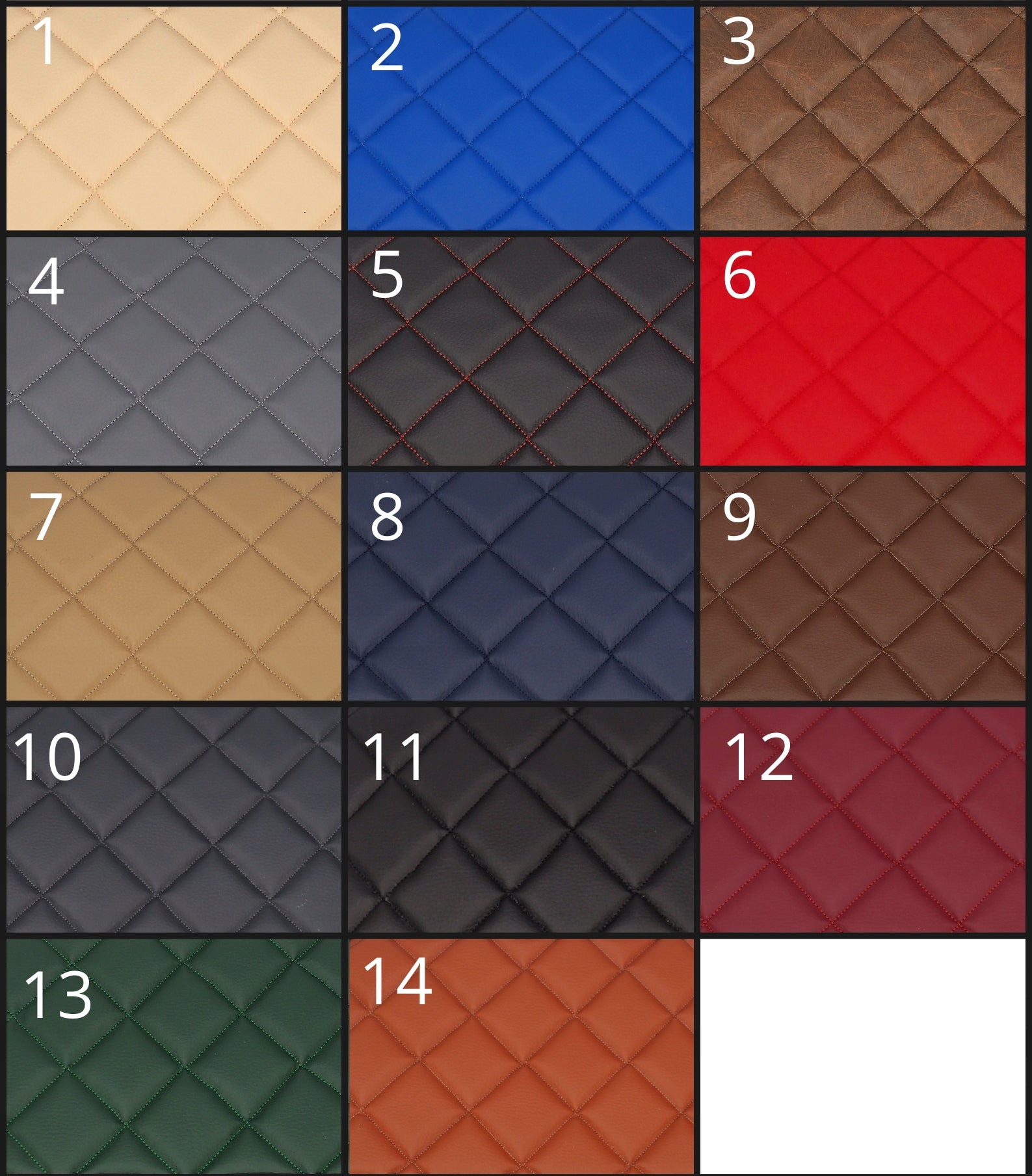 QUILTED RUGS COVERS TIR VOLVO 2013-2026 FH4 FH5 AERO 24H - 14COLORS Manufacturer's catalog number 5904353198849