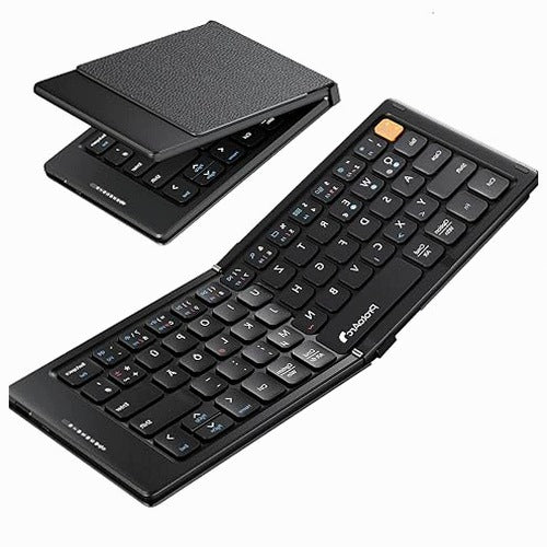 QWERTZ MINI PORTABLE BLUETOOTH FOLDING KEYBOARD FOR TRAVELERS