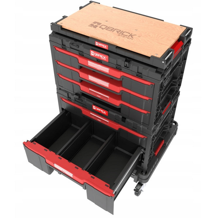 Qbrick System ONE Workshop Drawers SET 4 Kind carrying case