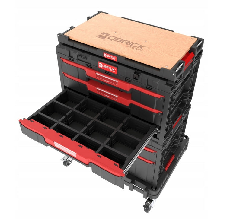 Qbrick System ONE Workshop Drawers SET 4 Length 58 cm