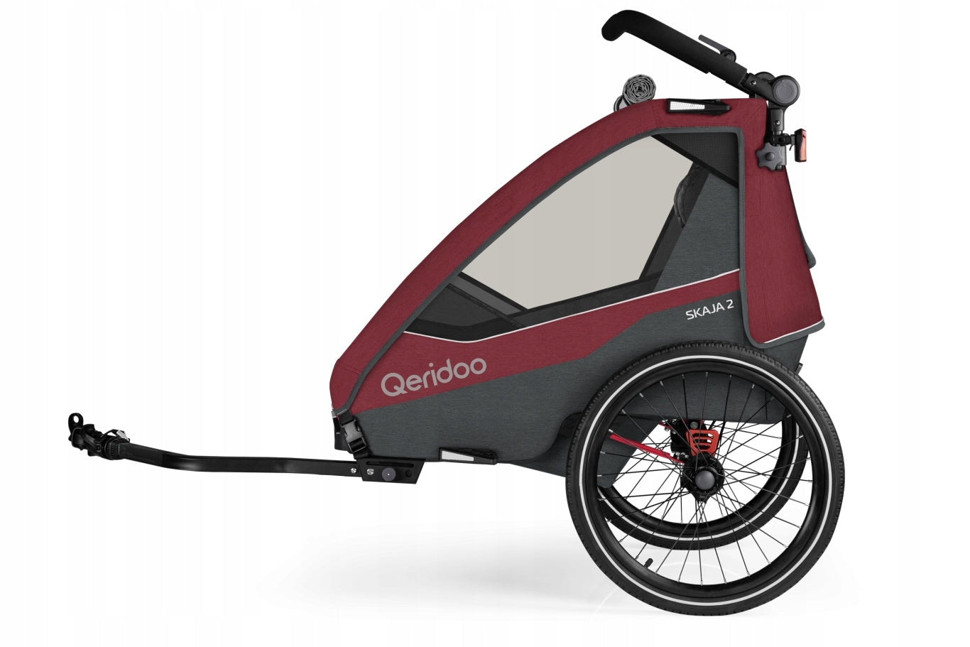 Qerdioo Skaja 2 double bicycle trailer for children Manufacturer code Q-SKJ2-24-CR