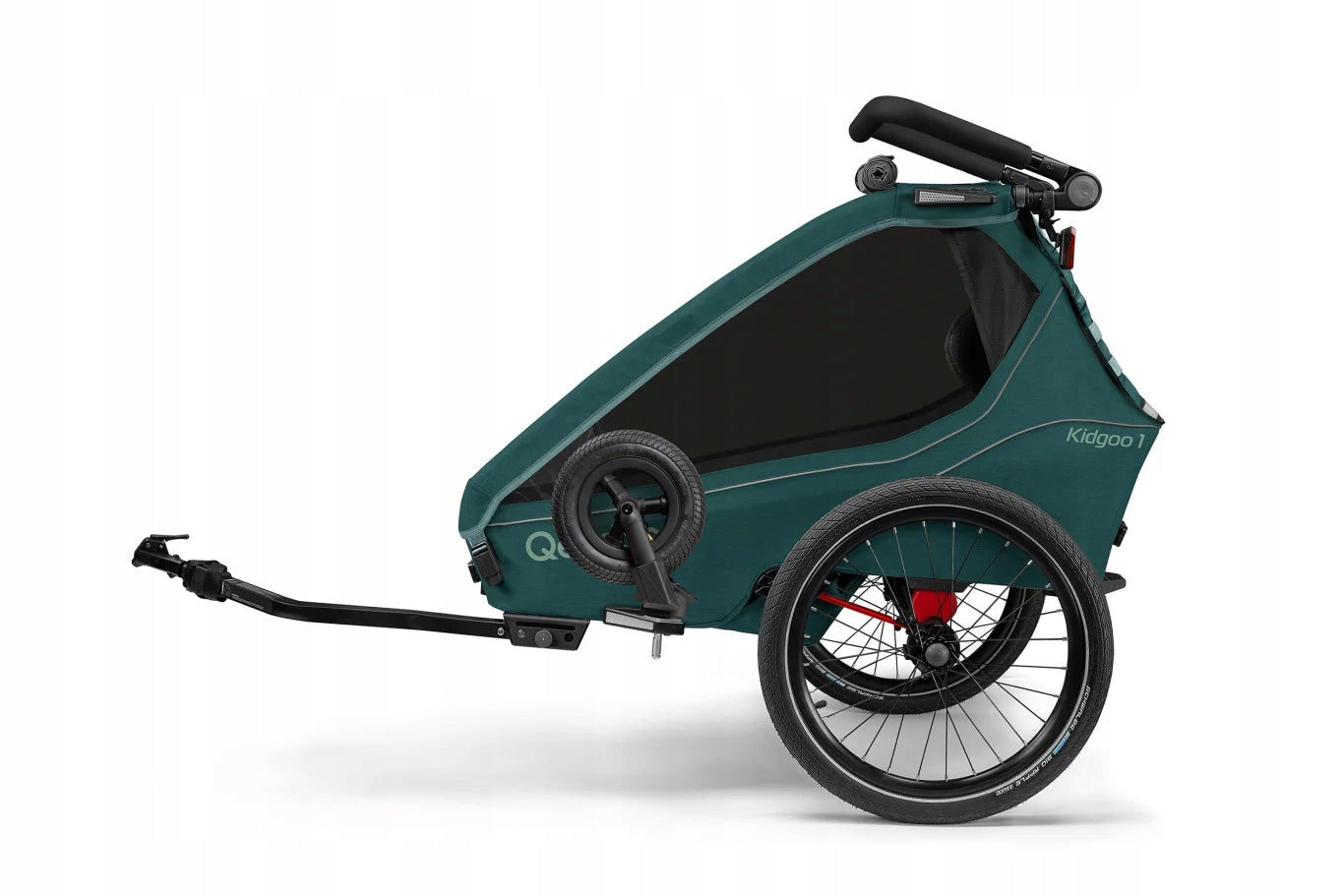 Qeridoo Kidgoo 1 Pacific Blue Single Bike Trailer for Kids Brand Qeridoo