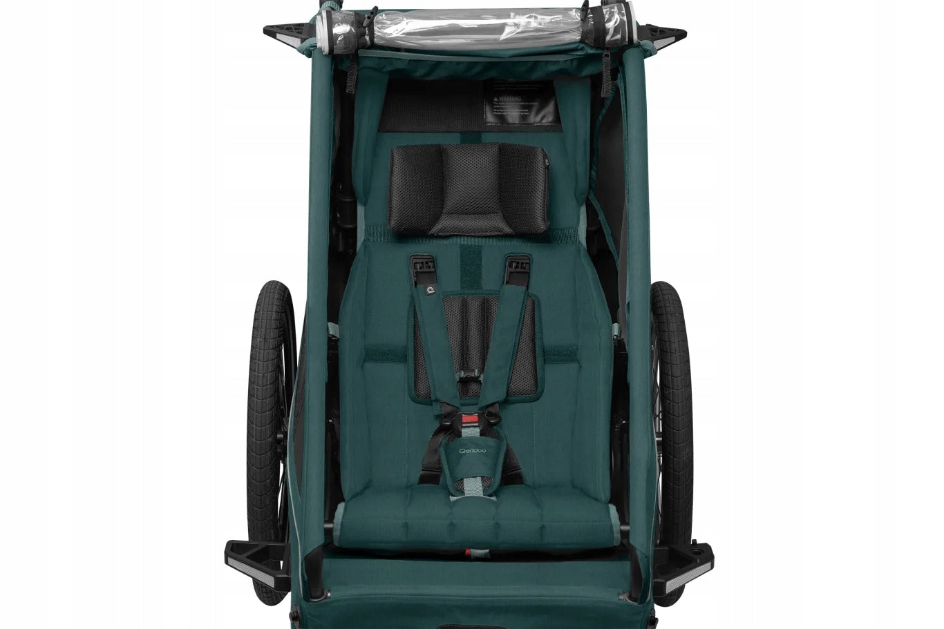 Qeridoo Kidgoo 1 Pacific Blue Single Bike Trailer for Kids Model Kidgoo 1 Pacific Blue
