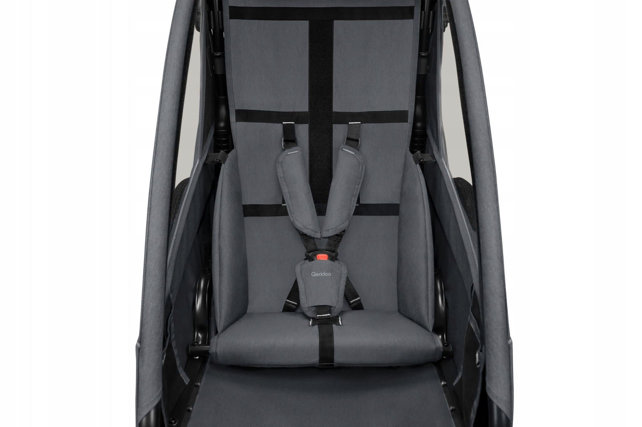 Qeridoo Qupa 1 Blue single bicycle trailer stroller Model Qupa 1