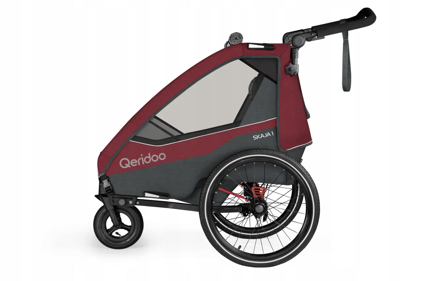 Qeridoo Skaja 1 single bicycle trailer for children Manufacturer code Q-SKJ1-24-CR