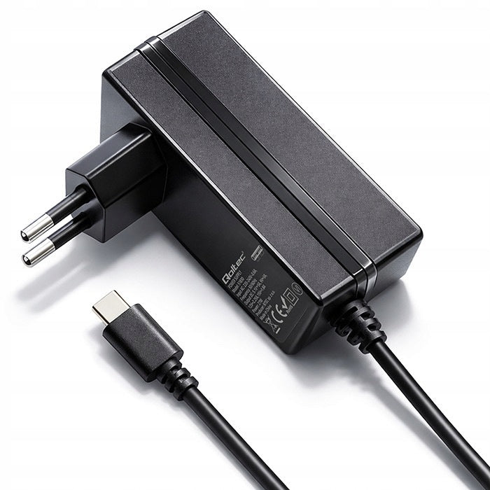 Qoltec Super FAST PD Charger for Raspberry PI 5USB-C27W5.1V