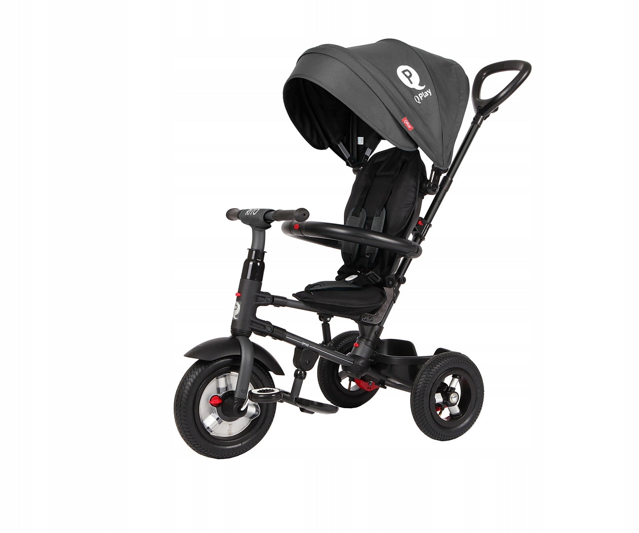 Dreirad Qplay, schwarz 