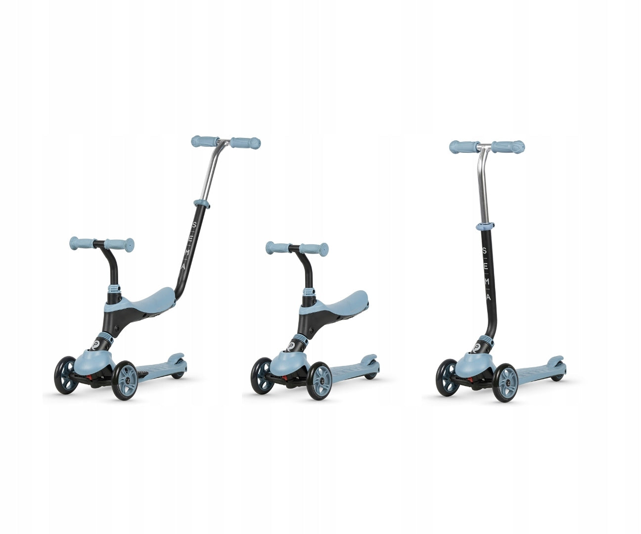 Qplay scooter Sema 3in1 blue Kind two-wheeled tri-wheeled