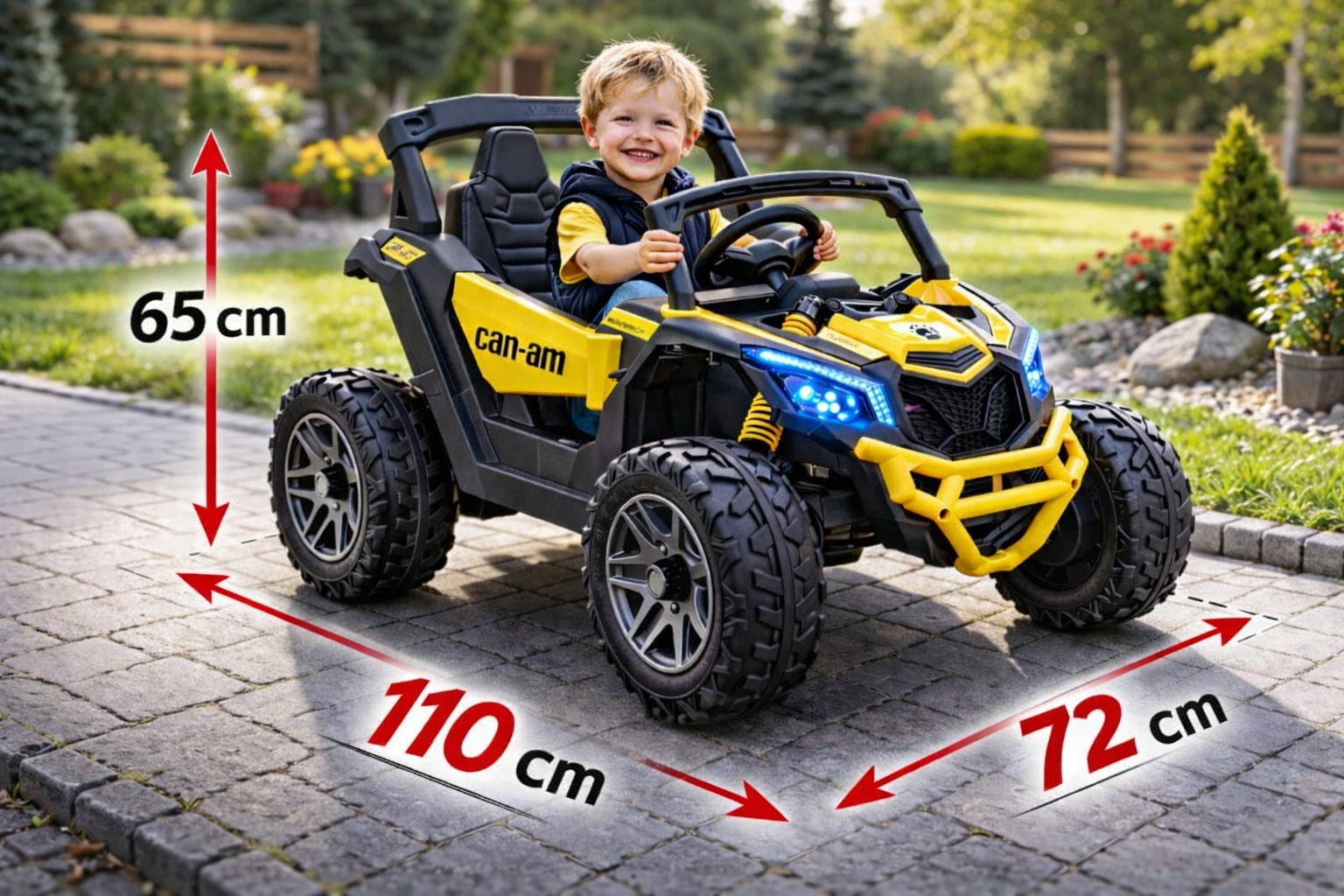 Quad Battery Pack for Kids Electric Buggy CAN AM MAVERIC 24V 4x4 800W Manufacturer code Prezent dla dziecka urodziny dzien dziecka