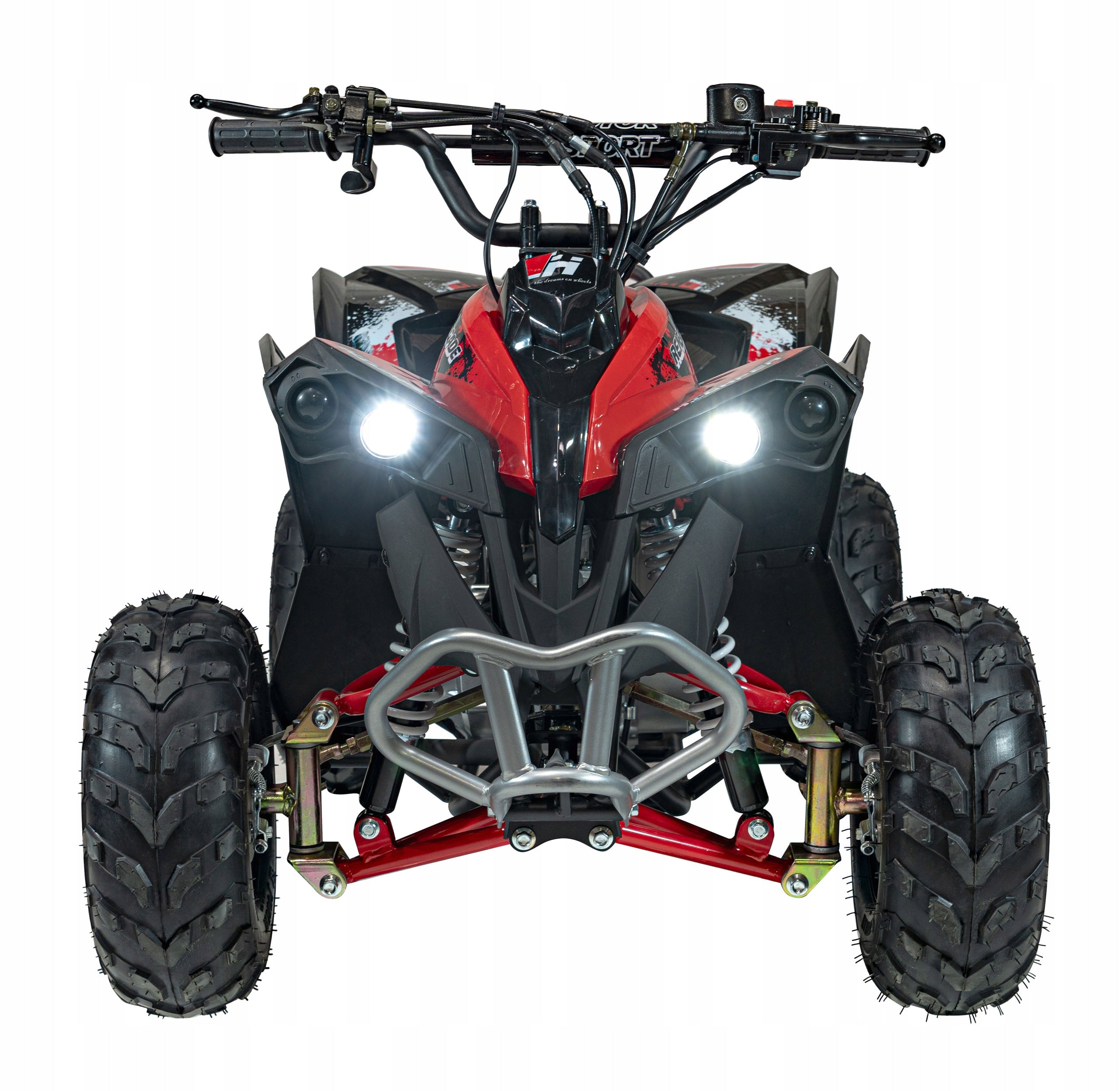 Quad combustion RENEGADE HIPERFECT 110CC red automatic reverse 12V 4Ah Color red