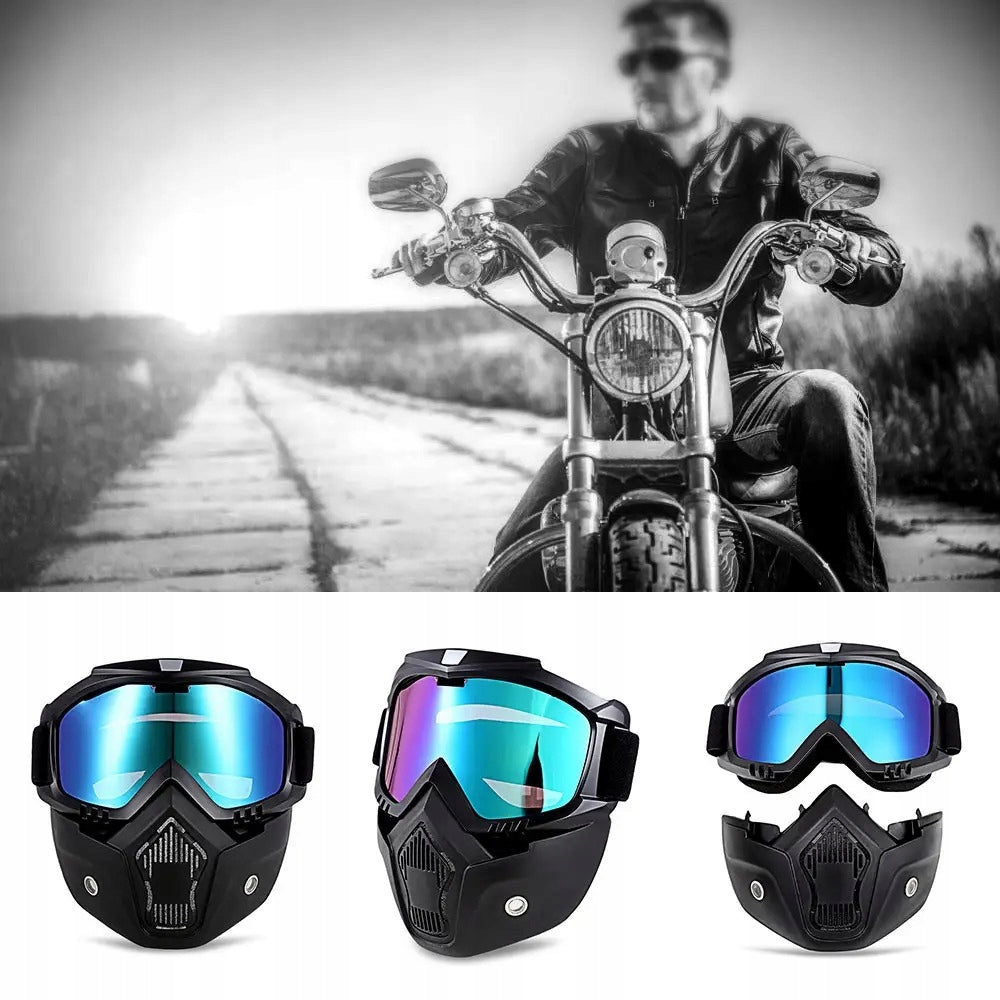 Quad helmet, motorcycle, 2in1 goggles Manufacturer's catalog number VA-687325723