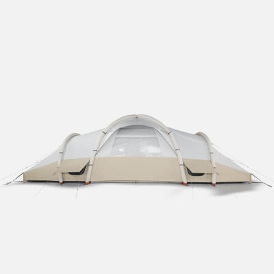 Quechua Camping Tent 8-Person Inflatable, Air Seconds 8.4 F&B, Beige Number of people over 6