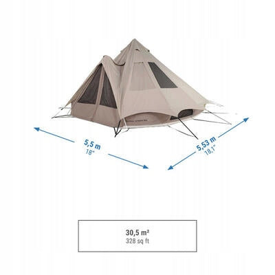 Quechua Camping tent 5 person tourist Tepee 5.2 polycotton Manufacturer code 4557290