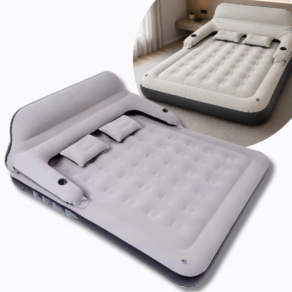 Queen Size Inflatable Mattress Set with Backrest + Electric Pump Manufacturer code 532, 2220