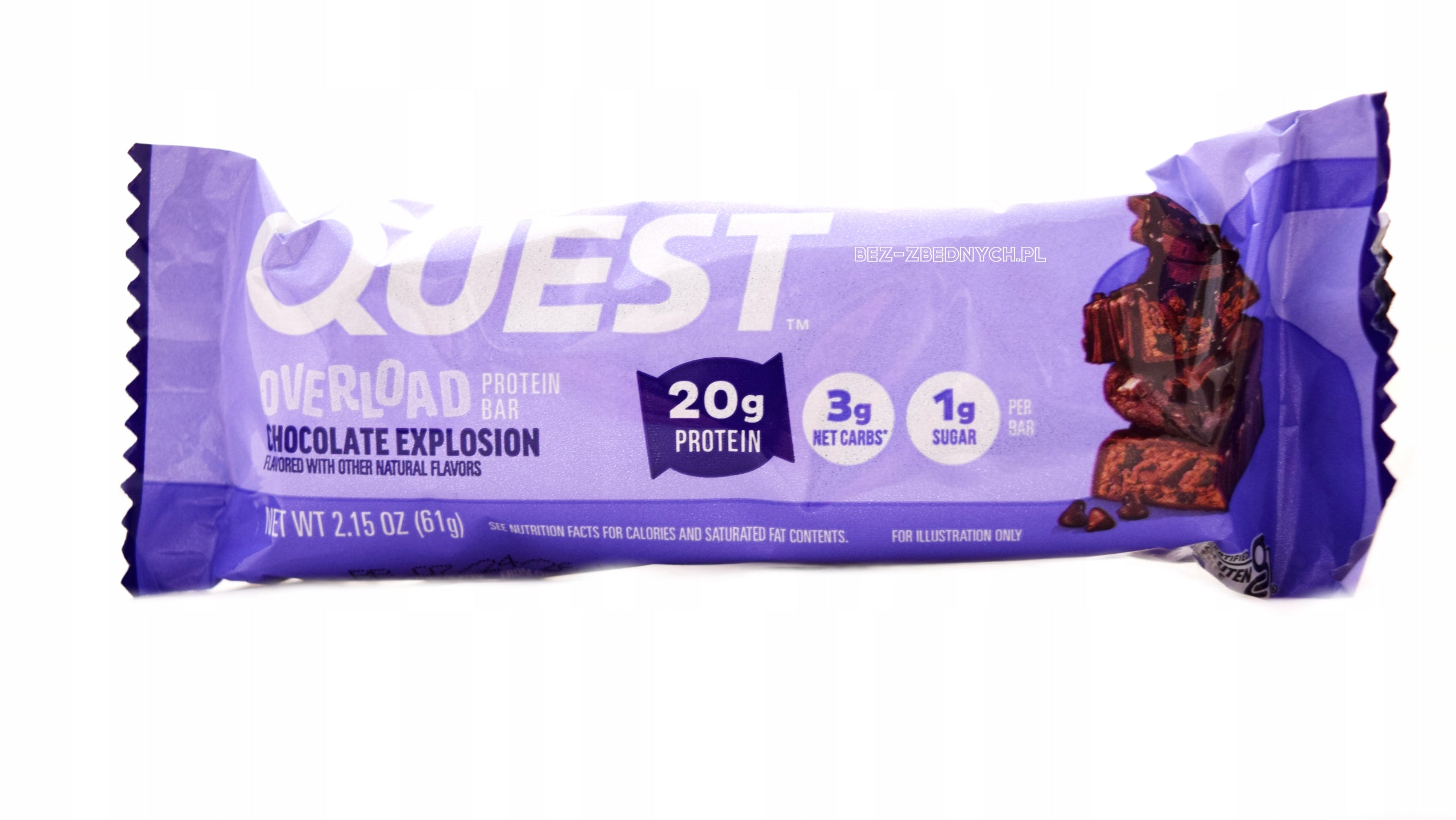 Quest Nutrition Overload Protein Bar 61g WPI MPI HIGH PROTEIN BAR