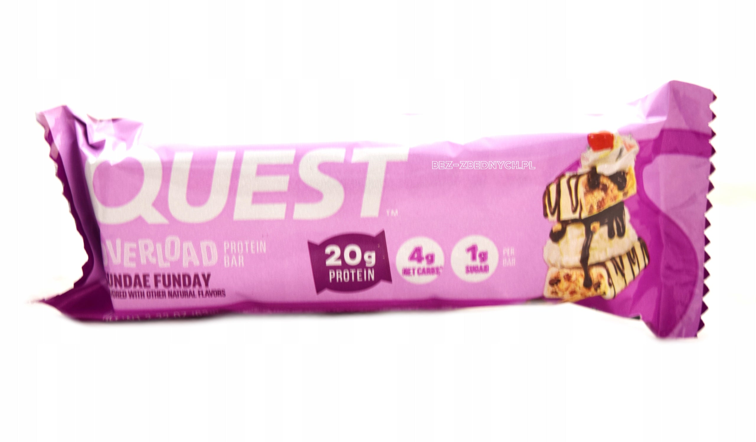 Quest Nutrition Overload Protein Bar 63g PROTEIN BAR WITHOUT SUGAR WPI MPI