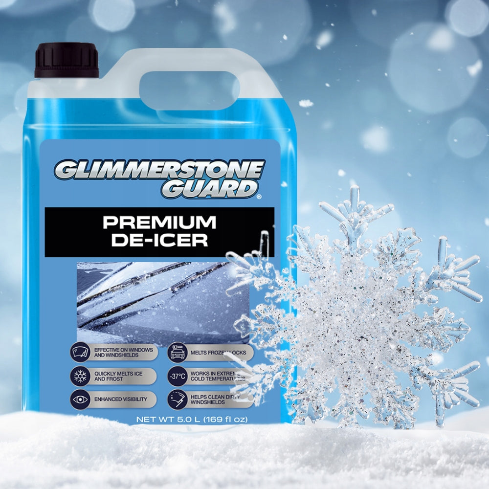 Quick Defroster for Glass Mirrors Locks -37C - ETANOL - Glimmerstone 5L Packaging status original