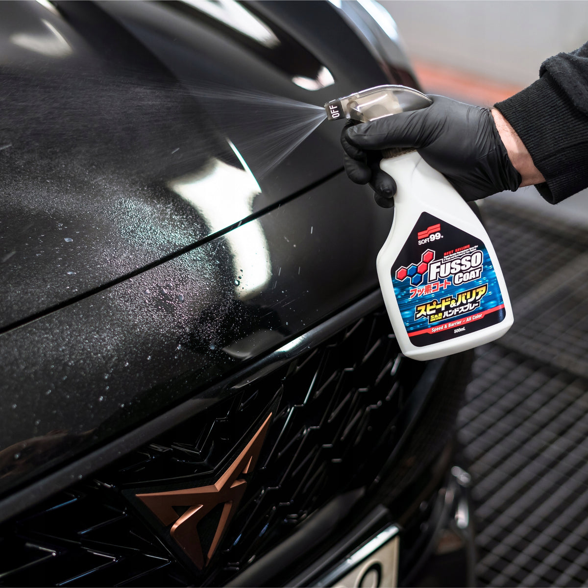Quick Detailer Soft99 Fusso Coat Speed Barrier 500 ml For Darkening Lacquer Packaging capacity 500 ml