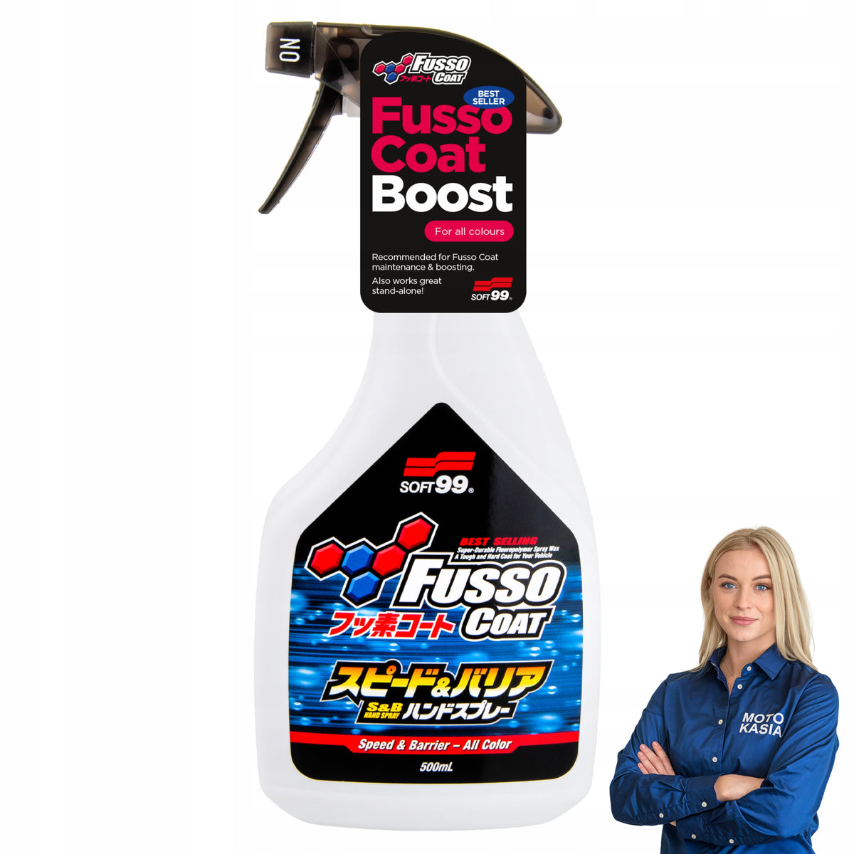 Quick Detailer Soft99 Fusso Coat Speed Barrier 500 ml For Darkening Lacquer