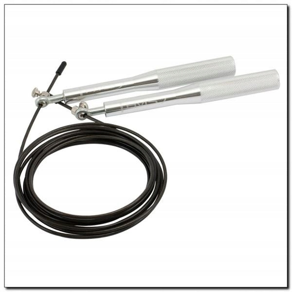Quick Jump Rope Aluminum HMS For Crossfit Training With Rope 300CM Color black