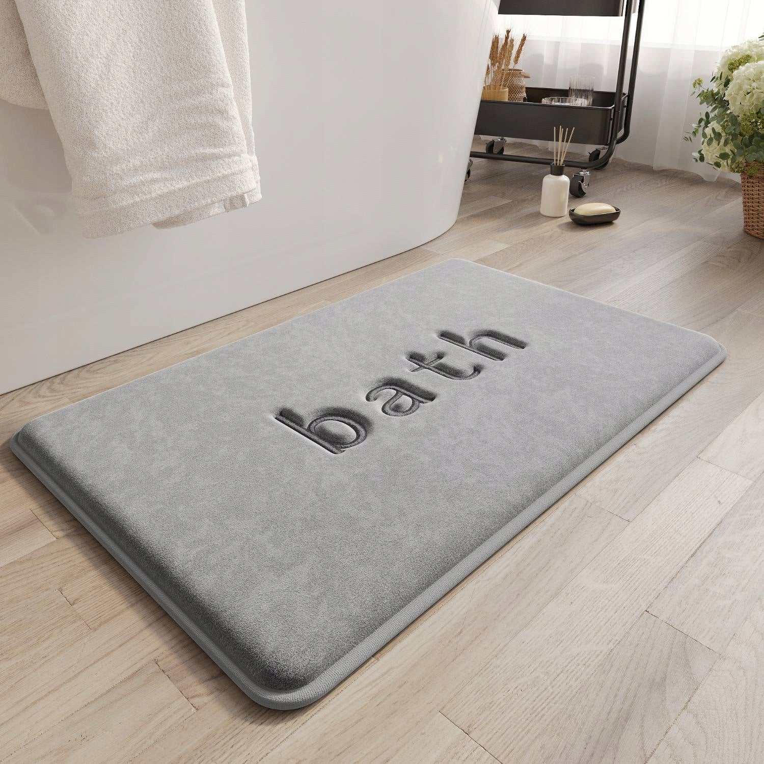 Quick-drying bathroom rug for bathroom under bath shower 40x60 cm EAN (GTIN) 0759018026198