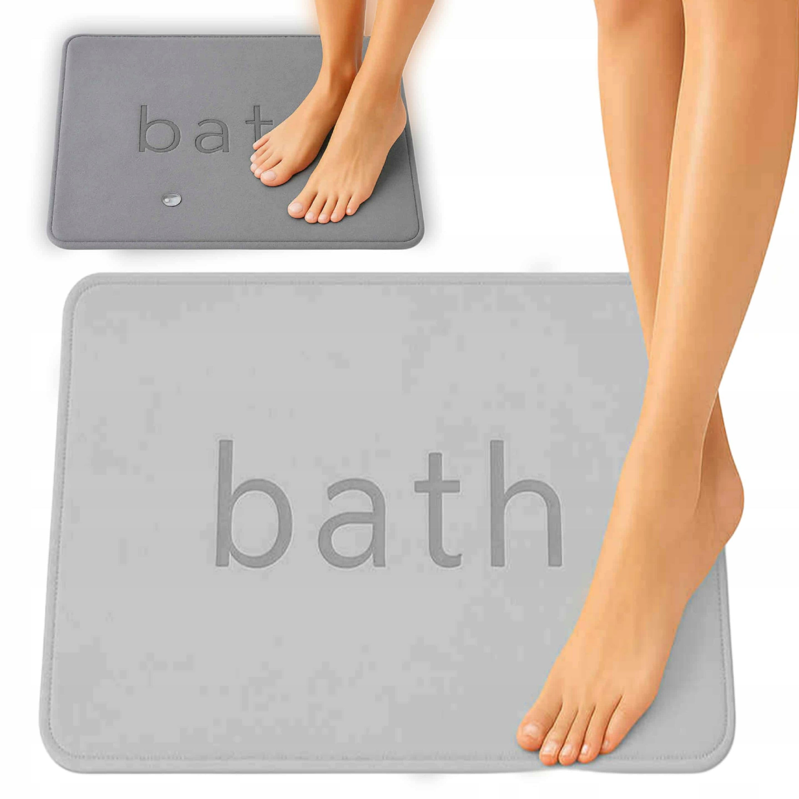 Quick-drying bathroom rug for bathroom under bath shower 40x60 cm