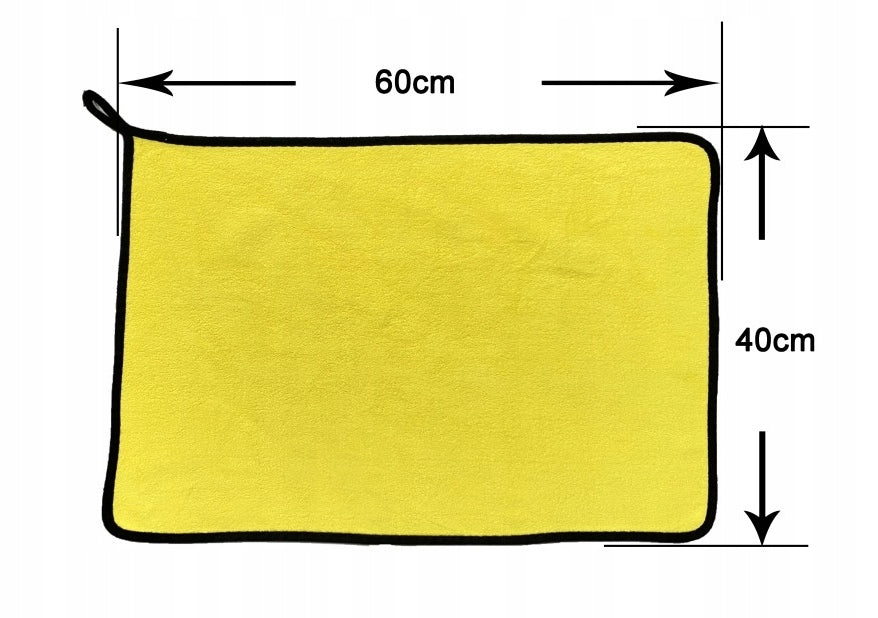Quick-drying microfiber car drying towel 60x40cm Manufacturer EM Automotive