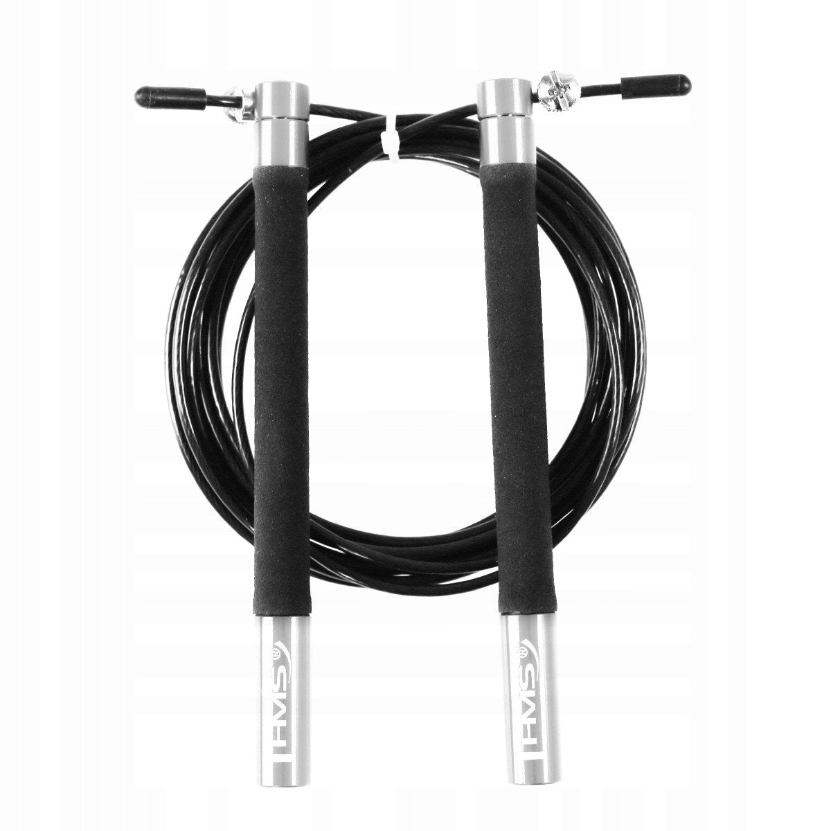 Quick jump rope SK54 black and silver HMS Color black