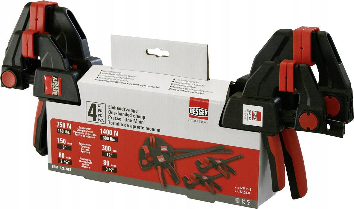 Quick release squeeze set Bessey EZM-EZL-SET