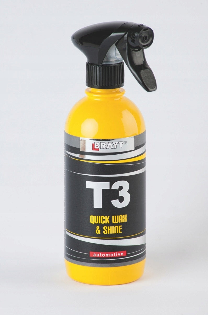 Quick wax high gloss Brayt T3 Quick Wax and Shine + sprayer 500 ml Manufacturer Brayt