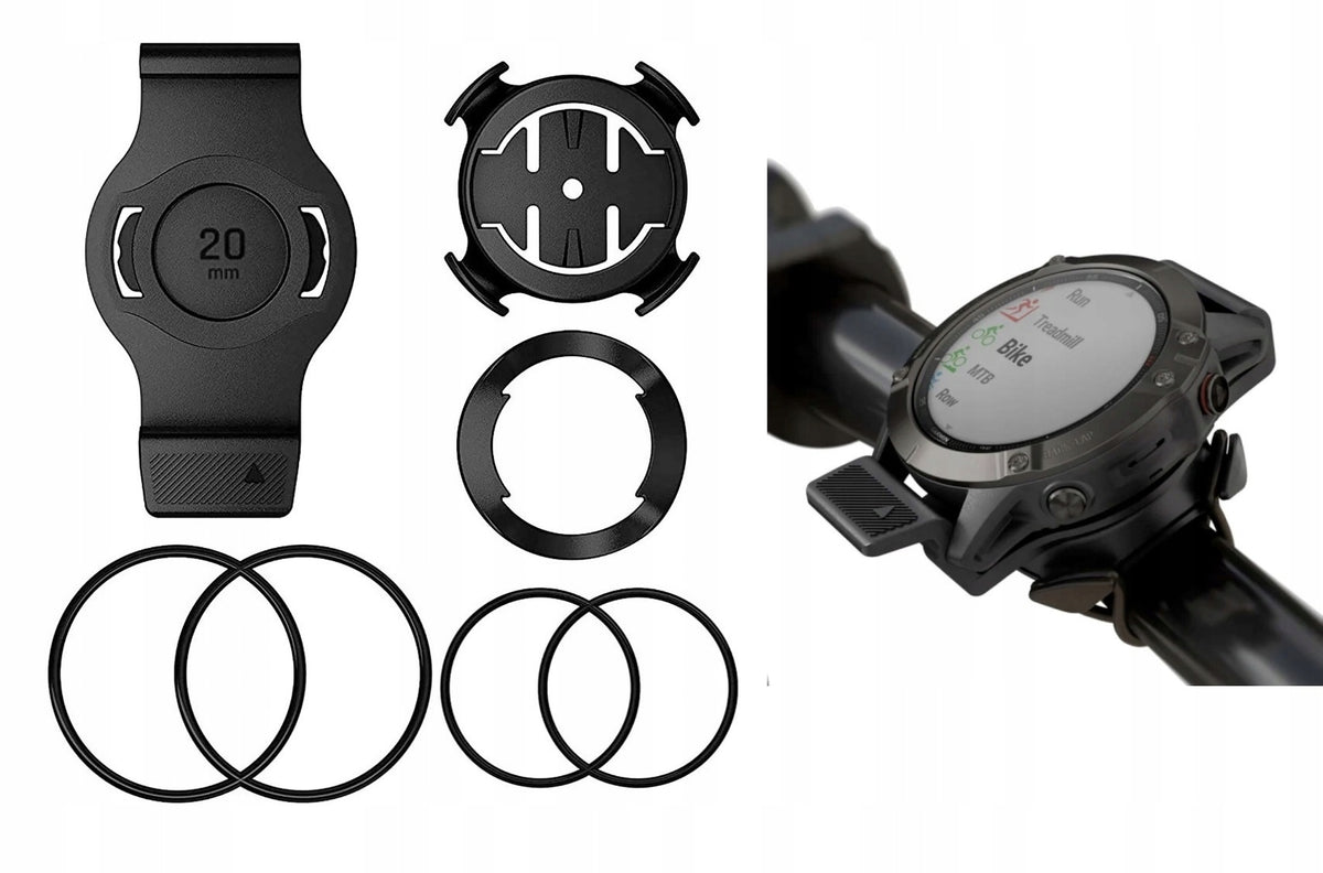 QuickFit 20mm Bike Holder 90st Rotating for GARMIN Fenix 6 7