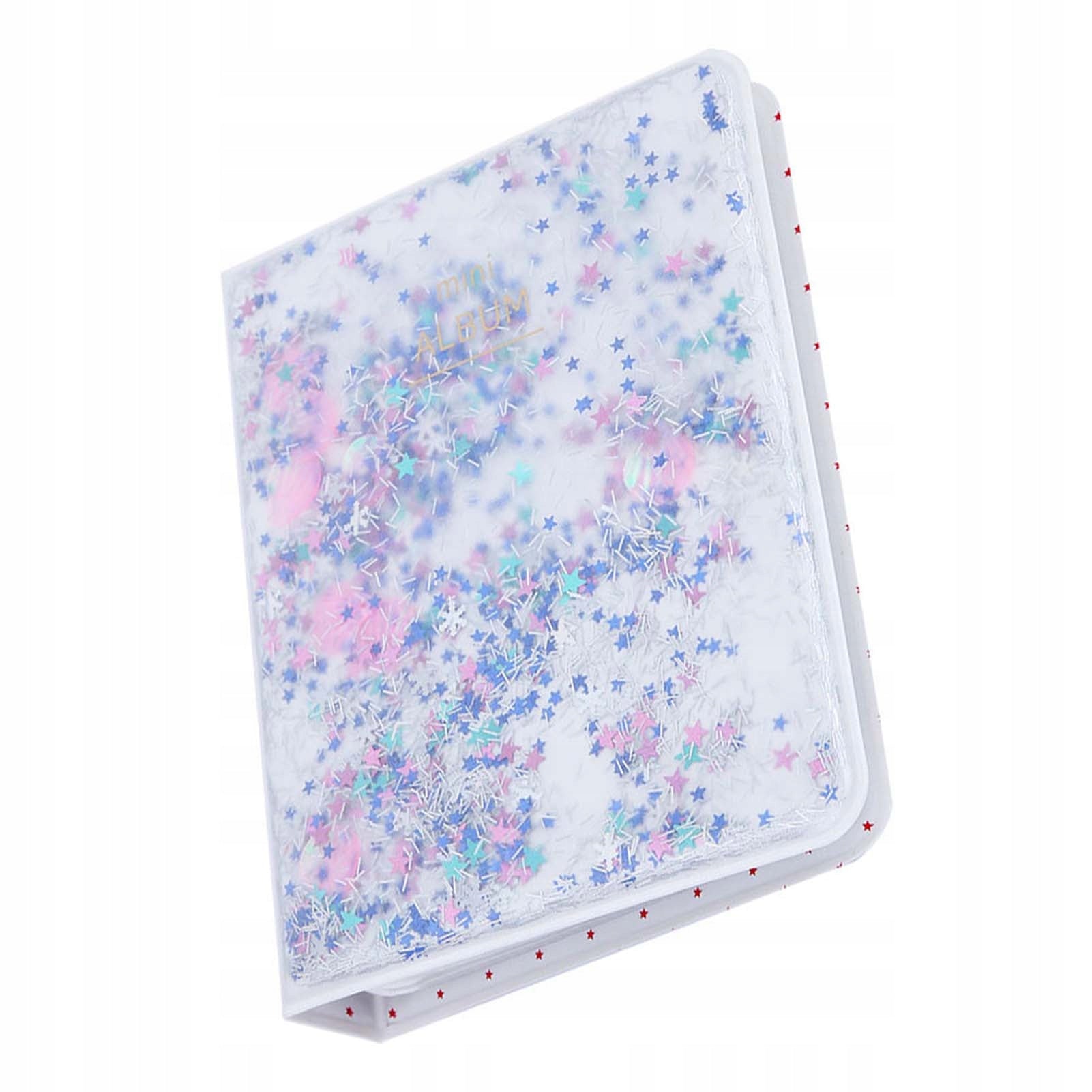 Quicksand beads 64 pockets 3-inch mini photo album for H1