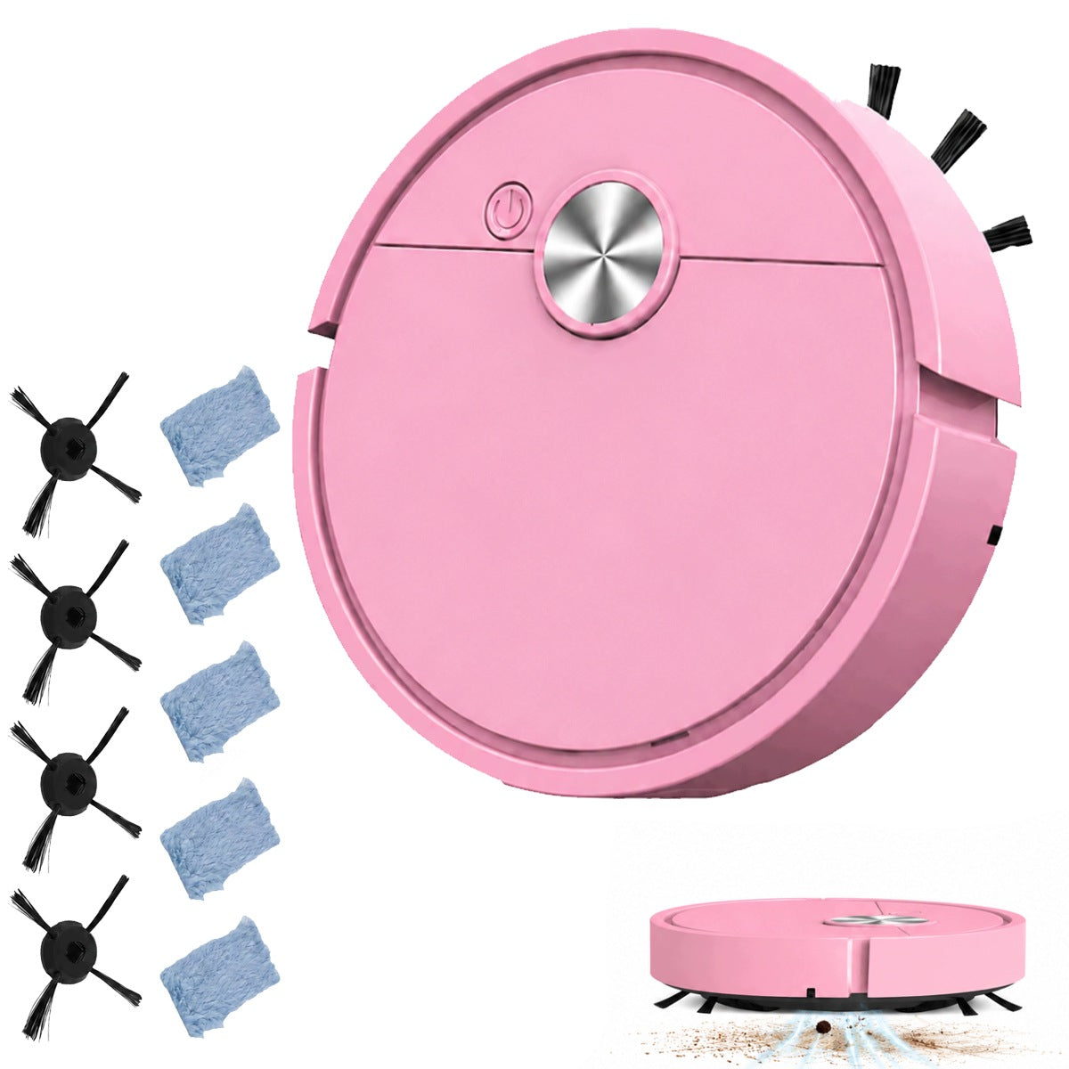 Quiet 3-in-1 Automatic Cleaning Robot, Vacuum Cleaner and Mop