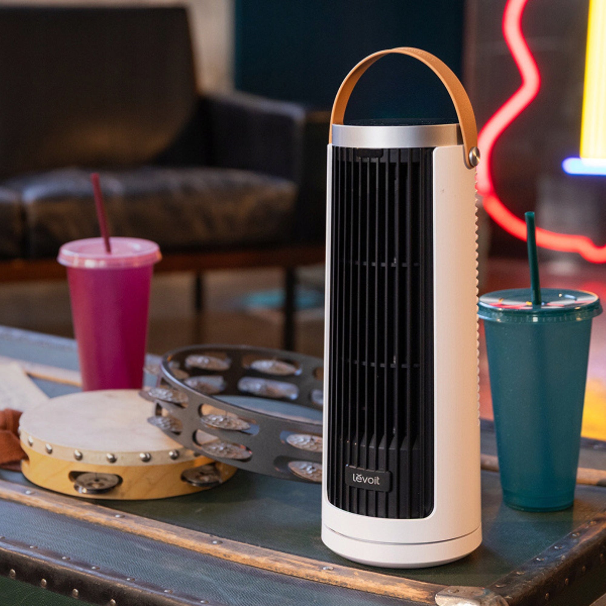 Quiet Levoit Windi Mini Plus Wireless Column Desk Fan Packaging status original
