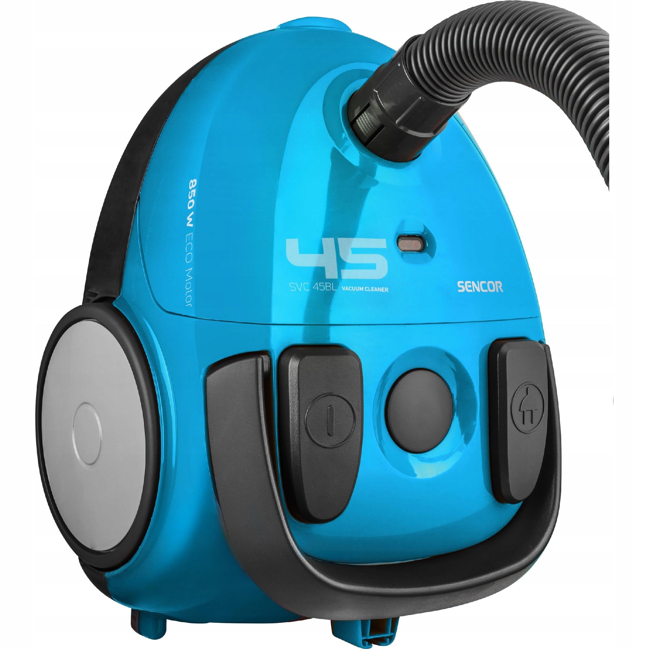 Quiet Lightweight Bagged Vacuum Cleaner 850W 1,5L 79dB Blue Sencor SVC 45BL-EUE3