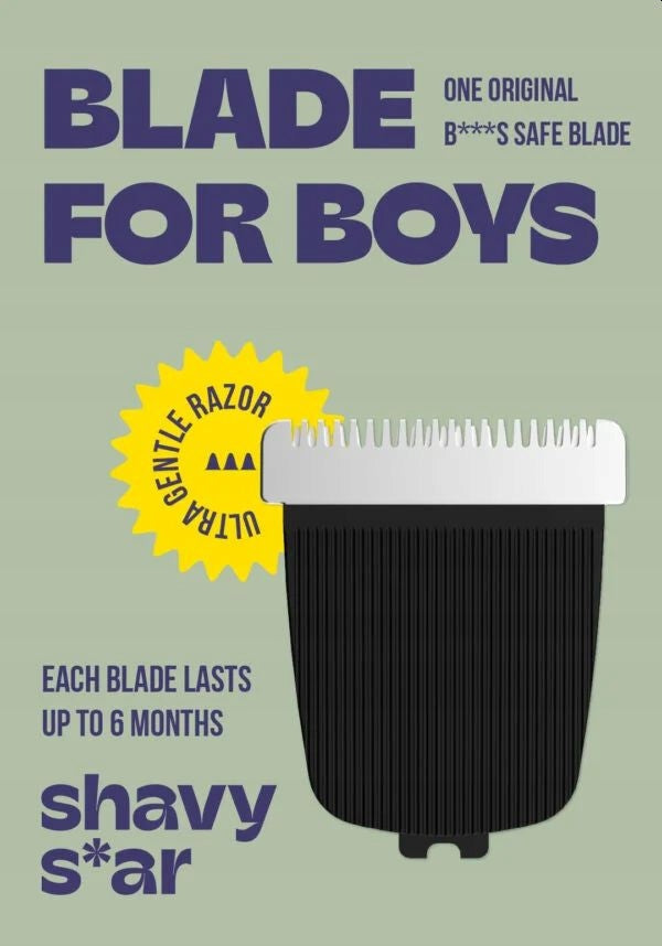 R-Shape Trimmer Spare Blade for ShavyStar For Boys Intimate Places