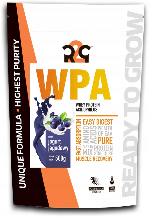 R2G WPA Protein Conditioner without sugar and lactose + probiotic 500g Blueberry