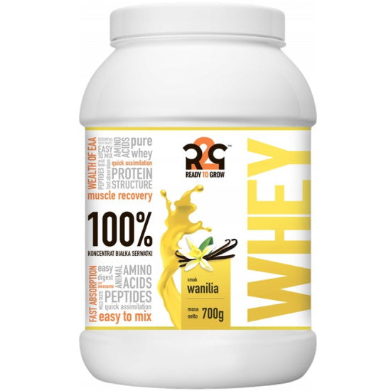 R2G Whey Protein Concentrate WPC Protein Without Sugar 700g Vanilla