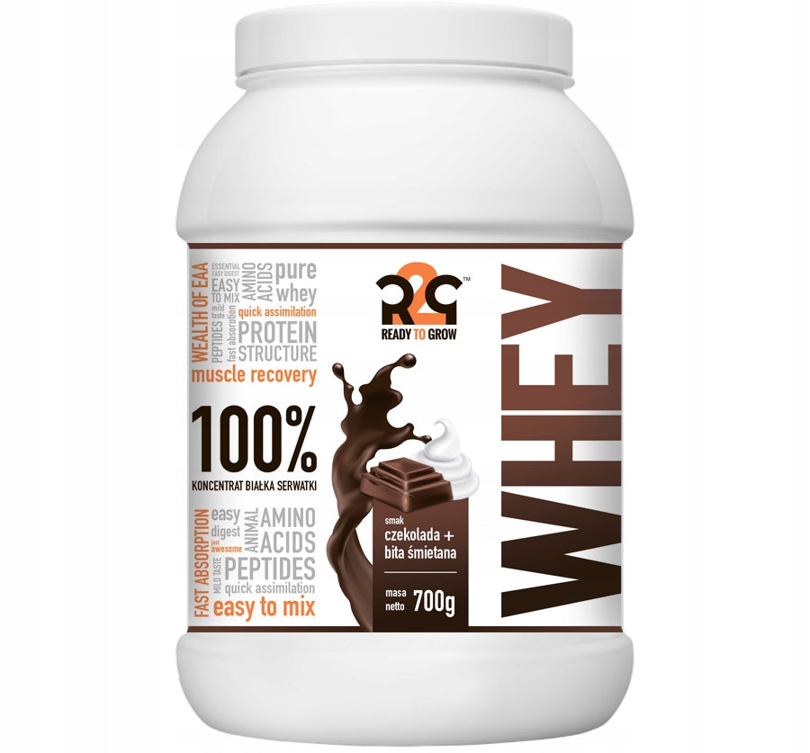 R2G Whey Protein Concentrate WPC Protein Without Sugar 700g cbś
