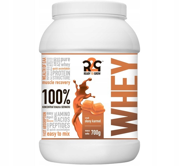 R2G Whey Protein WPC Protein Concentrate without Sugar 700g Salty Food