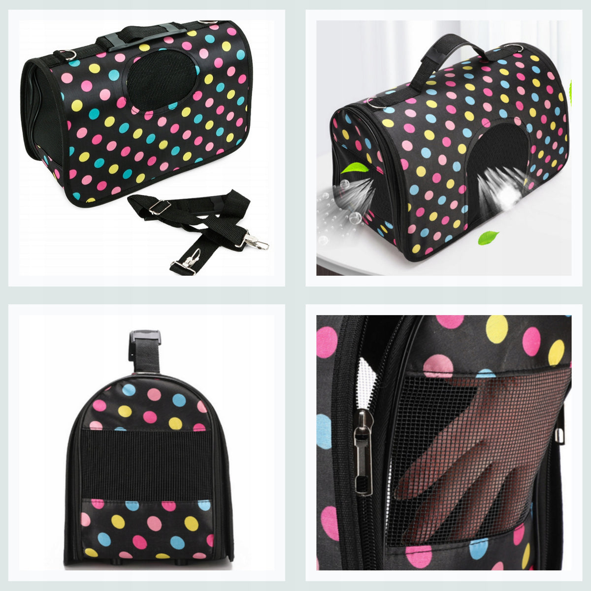 RABBIT CAT DOG TRANSPORTER PET TRAVEL BAG LIGHTWEIGHT FOR CAR Manufacturer code 6933445264437