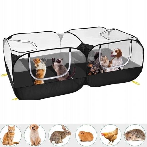 RABBIT CAT PET PLAYPEN FOR HOME FOLDING DURABLE BREATHABLE Product width 94 cm