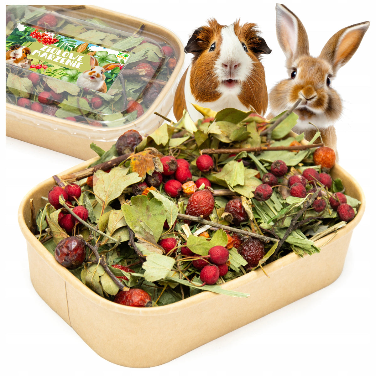 RABBIT FOOD NATURAL HERBS VITAMINS HAY HAMSTER PIG TREAT